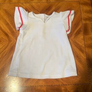 Janie and Jack Terrycloth coverup with red trim. Size 6-12 month